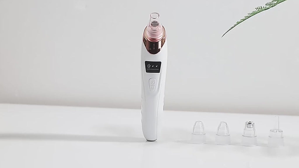 Face Vacuum Suction Blackhead Remover Pore Cleaner | Electric Deep Cleansing Tool For Nose & Face