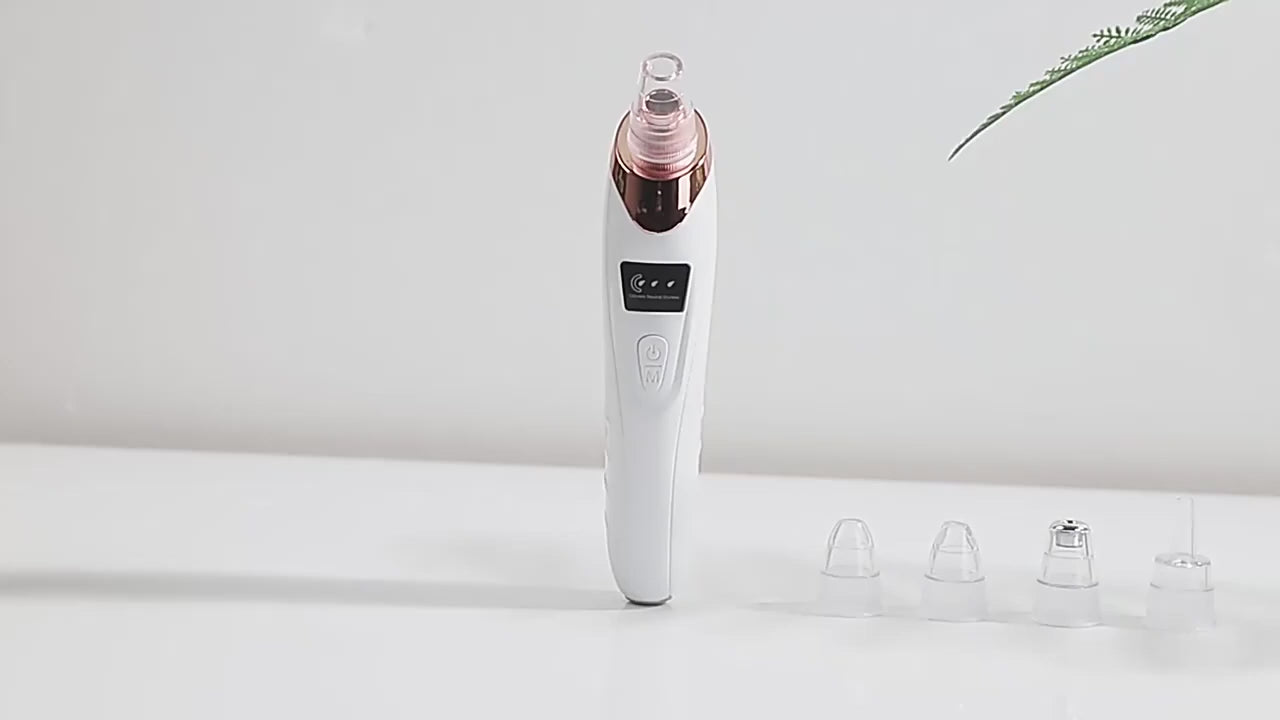 Face Vacuum Suction Blackhead Remover Pore Cleaner | Electric Deep Cleansing Tool For Nose & Face