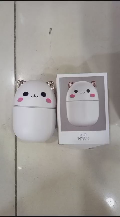 Cute Air Humidifier Mini Aromatherapy Humidifiers Diffusers Essential Oil Diffuser Home Carv ( 250ml)