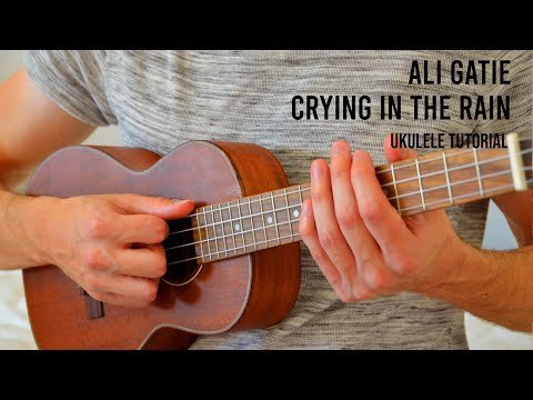 Ali Gatie - Crying In The Rain Easy Ukulele Tutorial With Chords фото