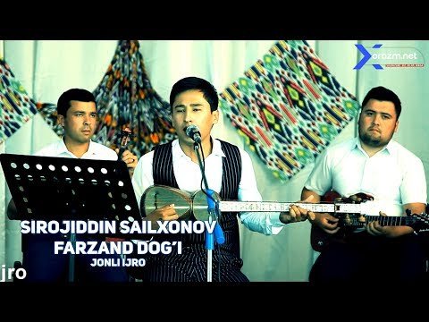 Sirojiddin Sailxonov - Farzand Dog'i Jonli Ijro фото