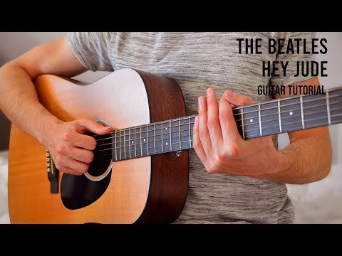 The Beatles - Hey Jude Easy Guitar Tutorial With Chords фото