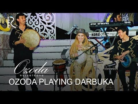 Ozoda Nursaidova - Ozoda Playing Darbuka آزاده نور سید фото