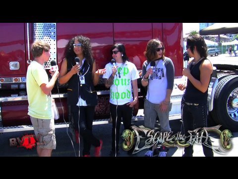 Escape The Fate Interview At Warped Tour '09 - Bvtv Band Of The Week Hd фото